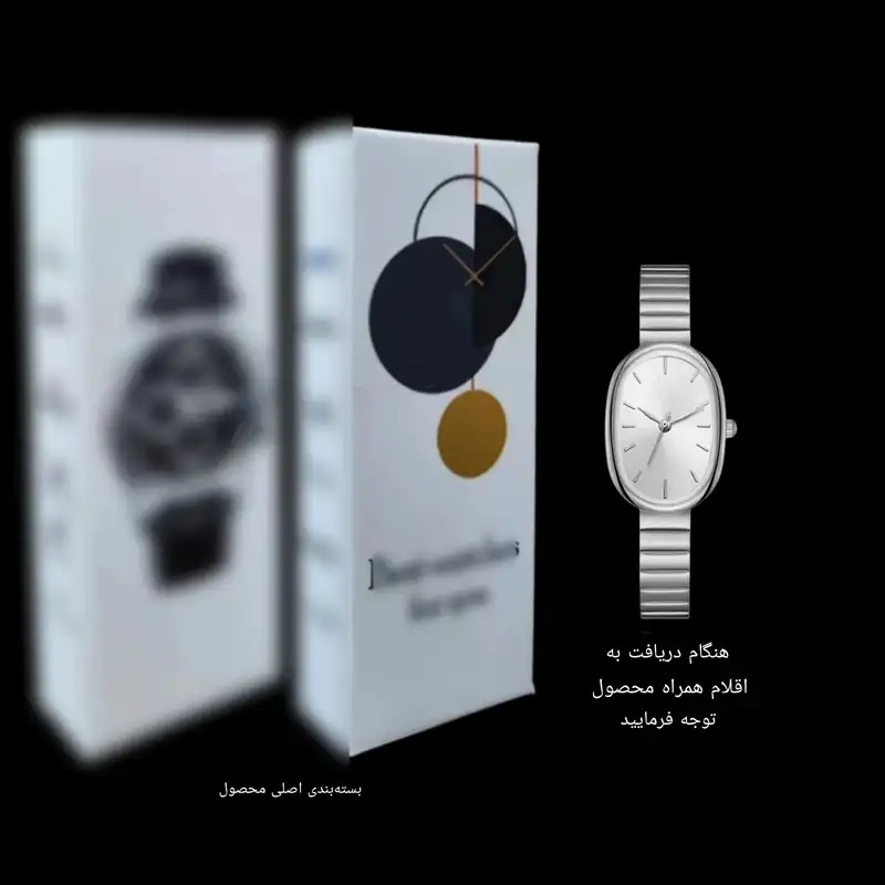 ساعت مچی عقربه ای زنانه مدل کلاسیک کژوال بند ریلی کد ۳