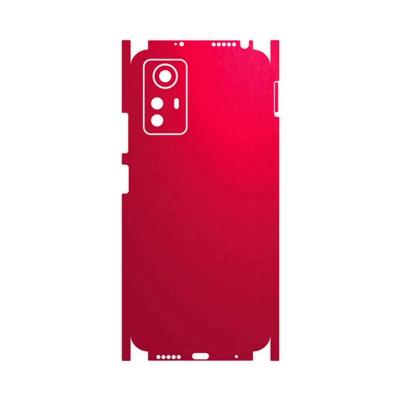 برچسب پوششی ماهوت مدل Matte-Warm-Red-FullSkin مناسب برای گوشی موبایل شیائومی Redmi Note 12S