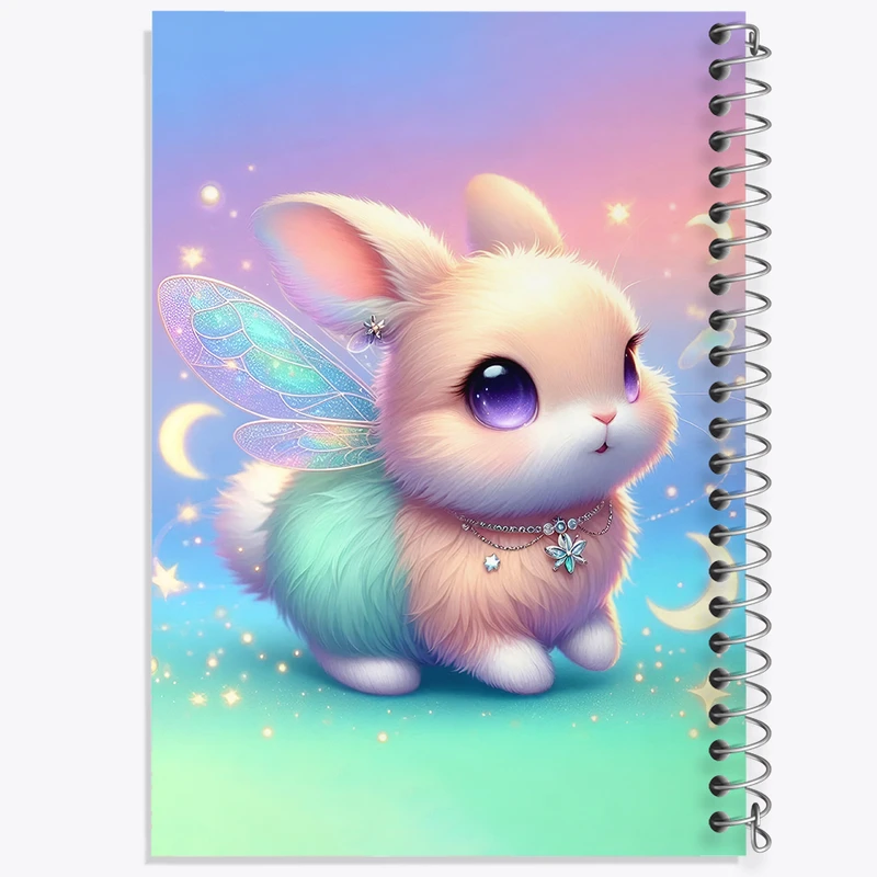 دفتر مشق 50 برگ خندالو طرح خرگوش کیوت کد F5372