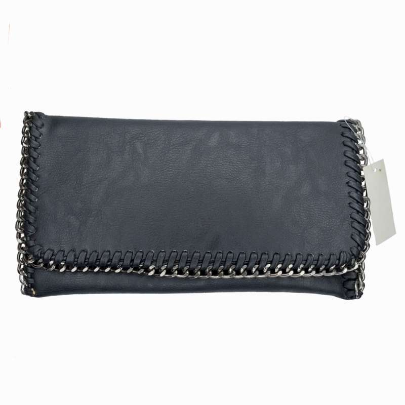 کیف دوشی زنانه مدل کتابی زنجیری k9