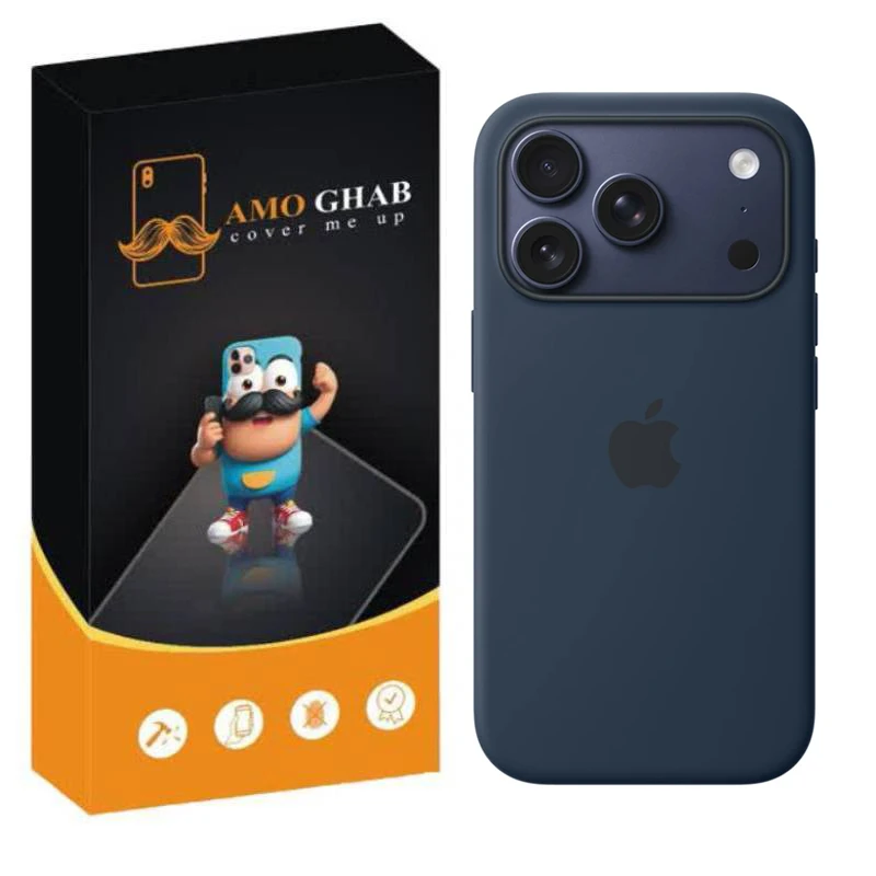 کاور عمو قاب مدل سیلیکونی پاک کنی مناسب برای گوشی موبایل اپل iPhone 17 Pro