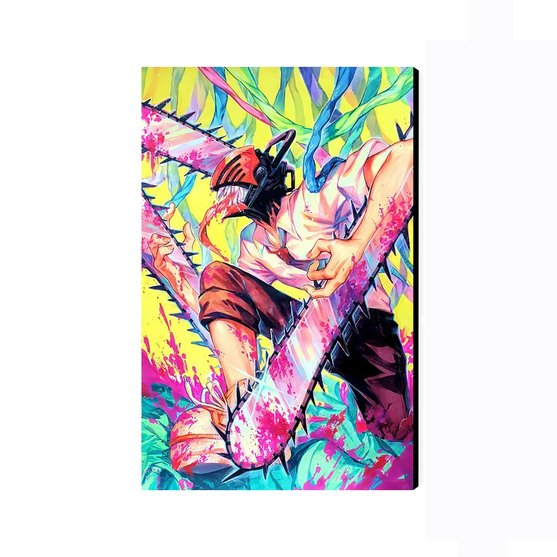 تابلو شاسی عرش مدل انیمه مرد اره ای Chainsaw Man کد As2222