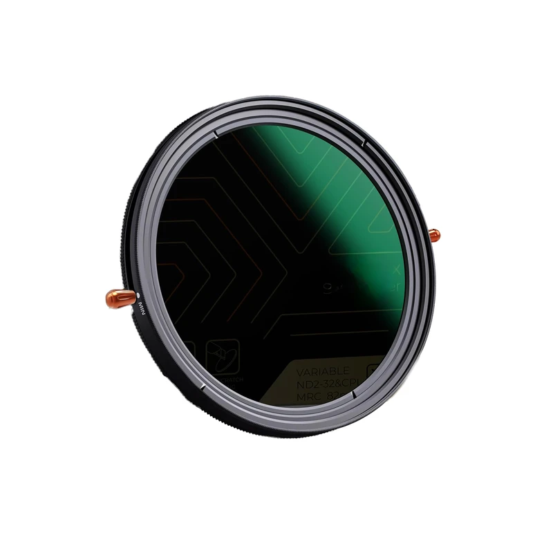فیلتر لنز کی اند اف مدل VARIABLE ND2-32+CPL NO X CROSS SHADOW HMC NANO C -77MM