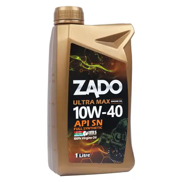 روغن موتور خودرو زادو مدل SAE 10W40-SN-ULTRA MAX حجم 1 لیتر