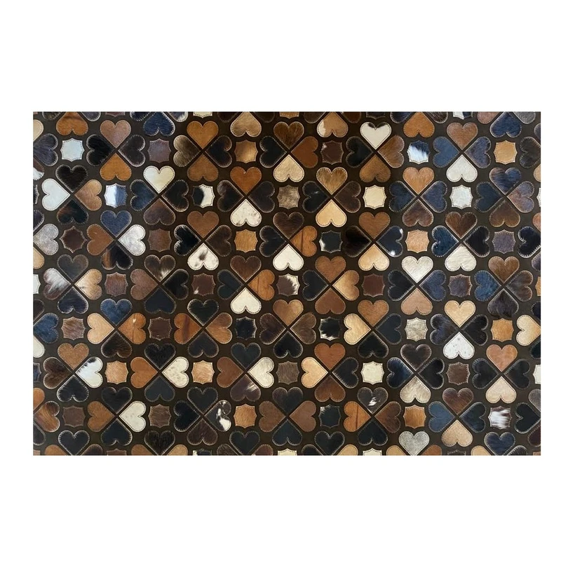 کلاژ فرش چرم و پوست کد S-005