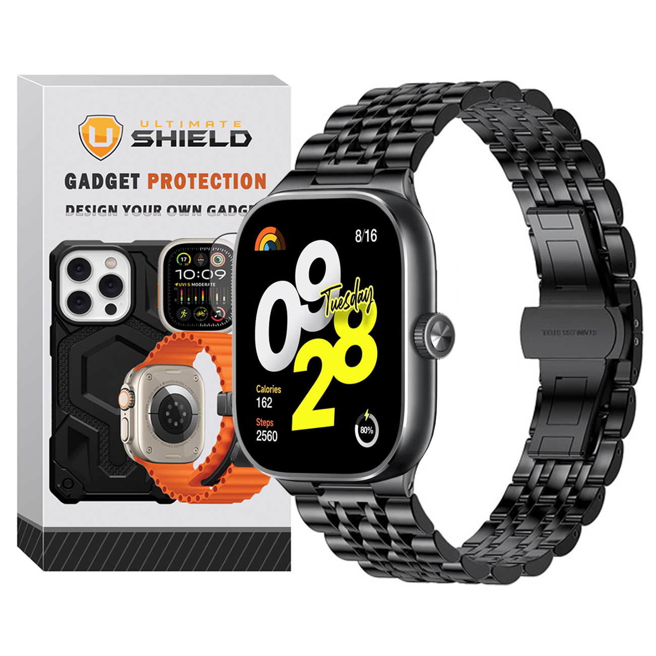 بند آلتیمیت شیلد مدل 7Row SPC مناسب برای ساعت هوشمند شیائومی Redmi Watch 5 41mm
