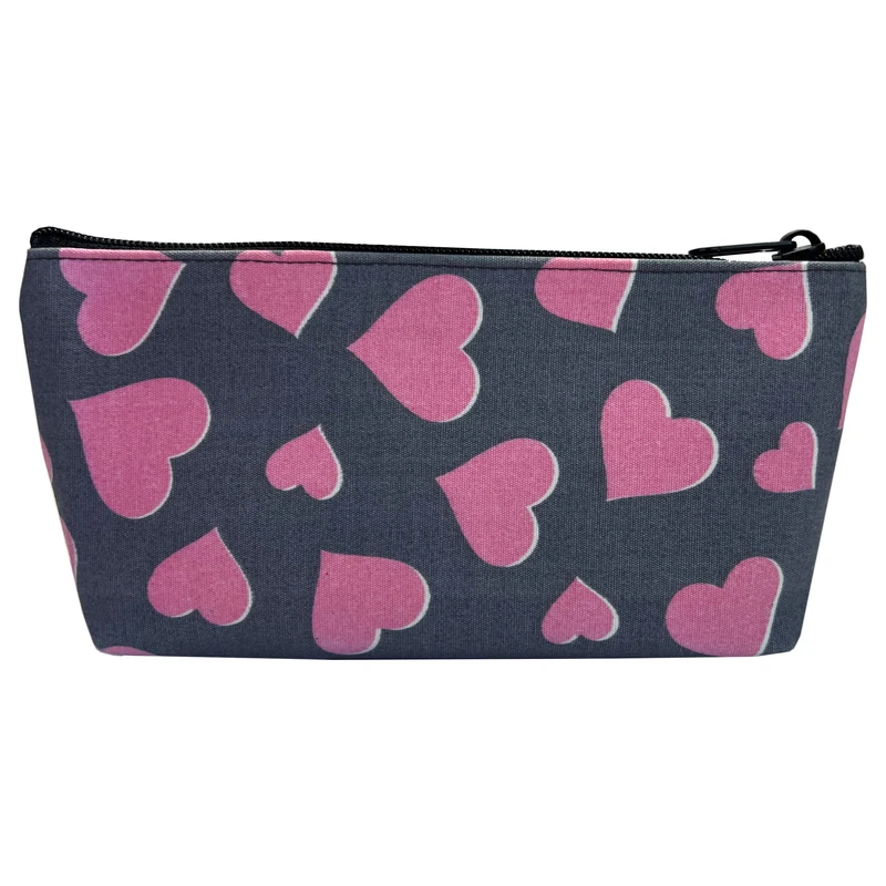 کیف لوازم آرایش زنانه مدل قلب کد KLA-006