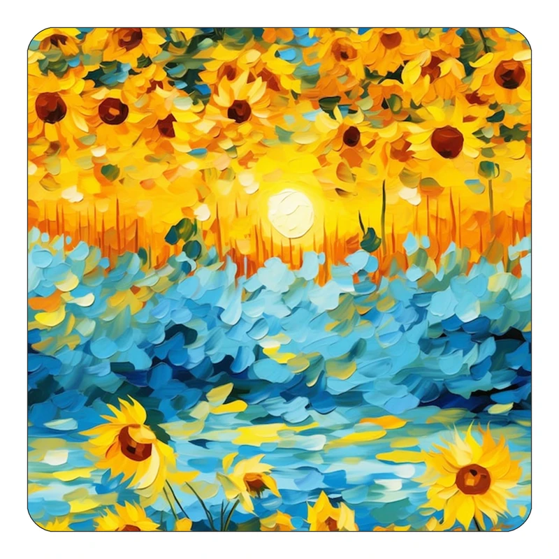 مگنت کاکتی طرح نقاشی رنگ روغن مدل mp72362