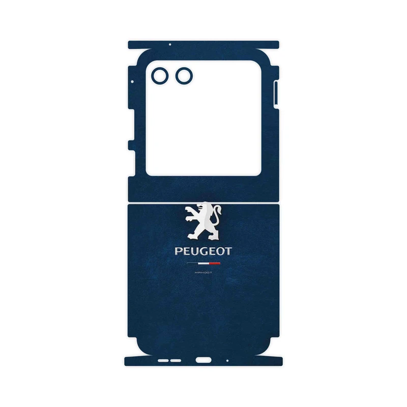 برچسب پوششی ماهوت مدل Peugeot_Logo-FullSkin مناسب برای گوشی موبایل موتورولا Razr 40 Ultra