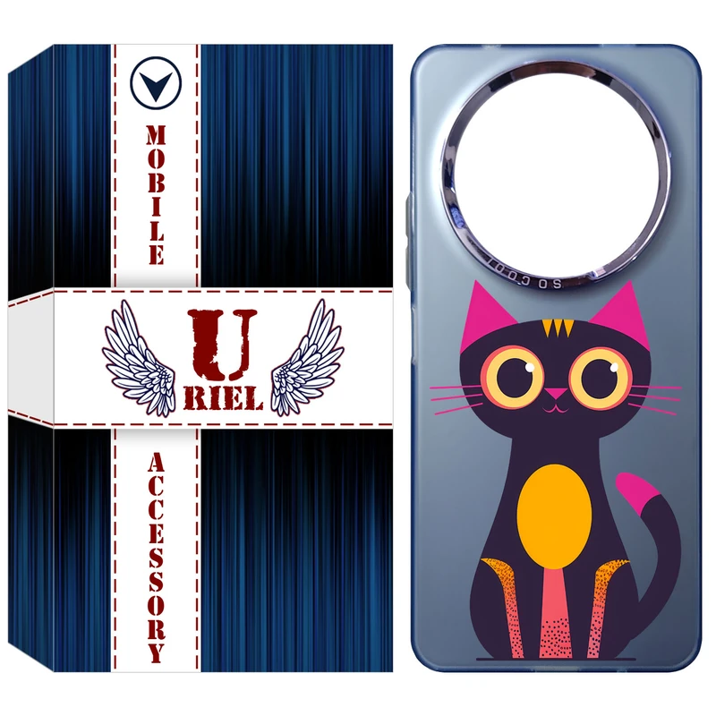 کاور یوریل مدل SCL کد 46 طرح گربه مناسب برای گوشی موبایل شیائومی Redmi A3 / A3X