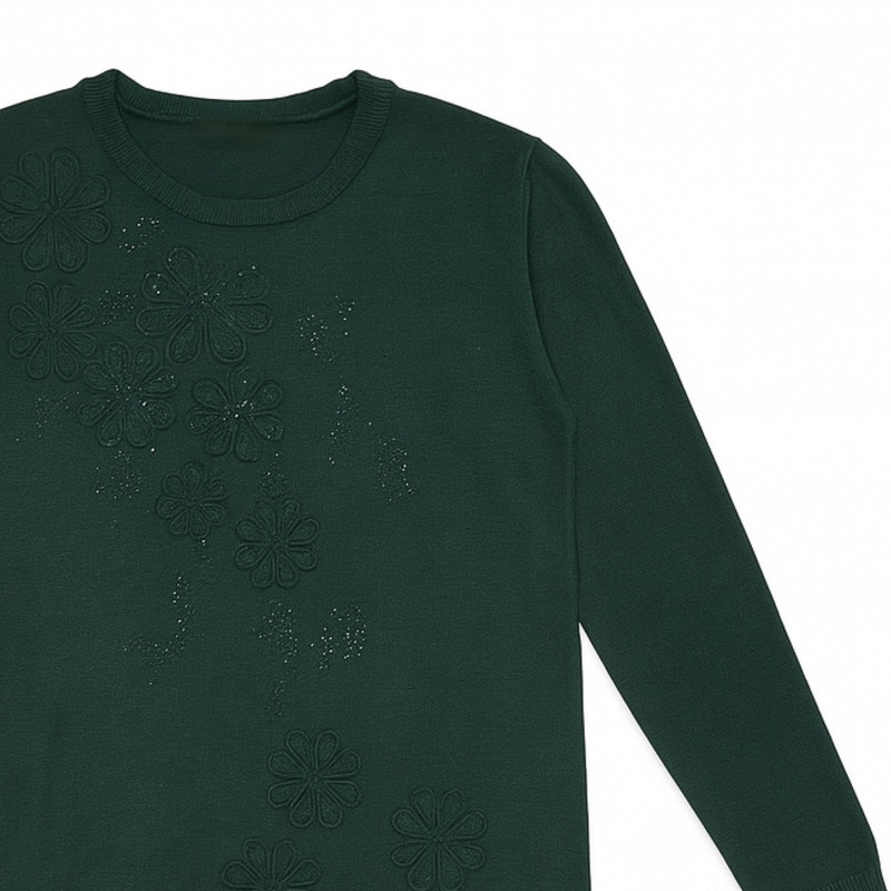 پلیور یقه گرد زنانه مدل RFG199