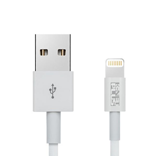 کابل شارژ USB به لایتنینگ کی نت پلاس مدل IPH-10 طول 1.2 متر