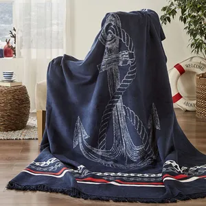 پتو ازدیلک مدل Navy سایز 150×200 سانتی متر