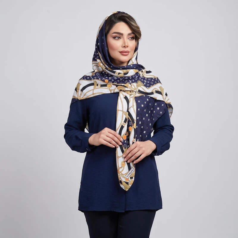 روسری زنانه مدل ابریشم پاییزه کد 9703