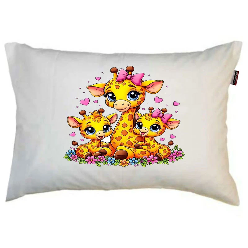 بالش کودک ناریکو مدل کارتونی طرح زرافه بامزه کد 01181