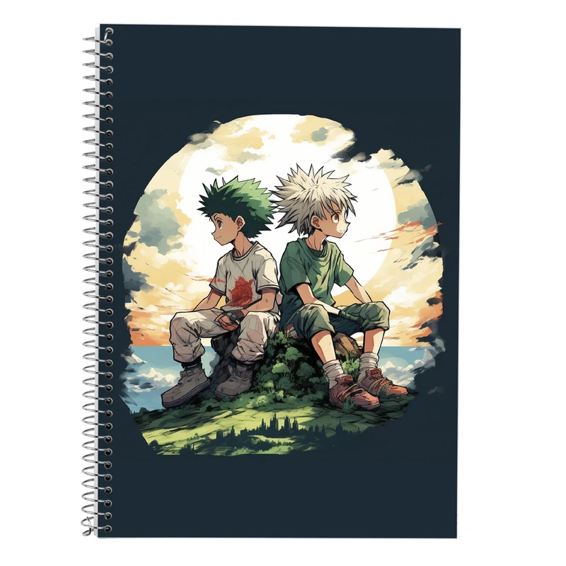 دفتر زبان 50 برگ مدوپد مدل دوخط طرح Ghibli کد DF2530