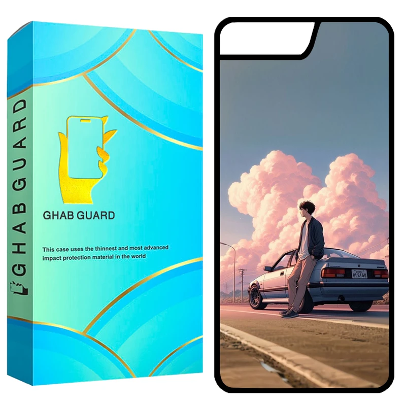 کاور قاب گارد طرح ماشین مدل GCHP7P مناسب برای گوشی موبایل اپل iPhone 7 Plus / 8 Plus