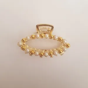 کلیپس مو دخترانه مدل بیضی مرواریدی