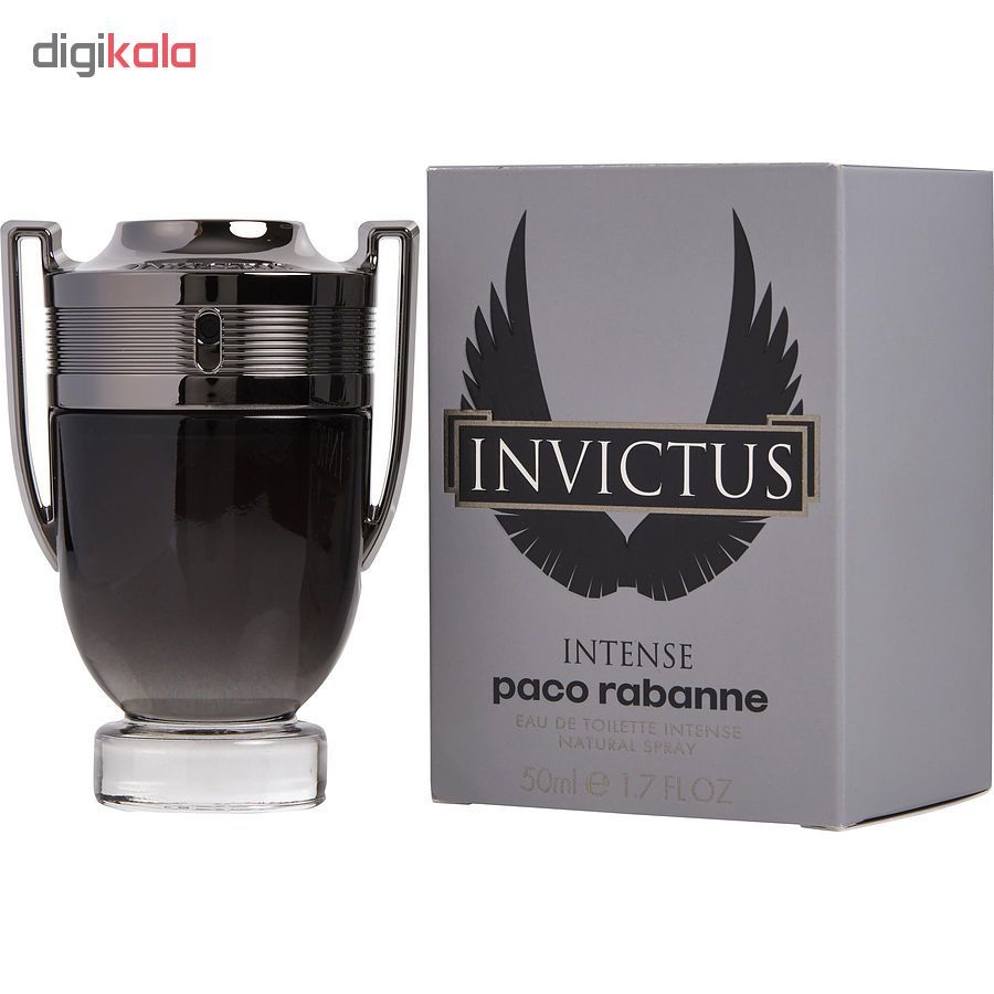 ادو تویلت مردانه پاکو رابان مدل Invictus Intense حجم 50 میلی لیتر -  - 5