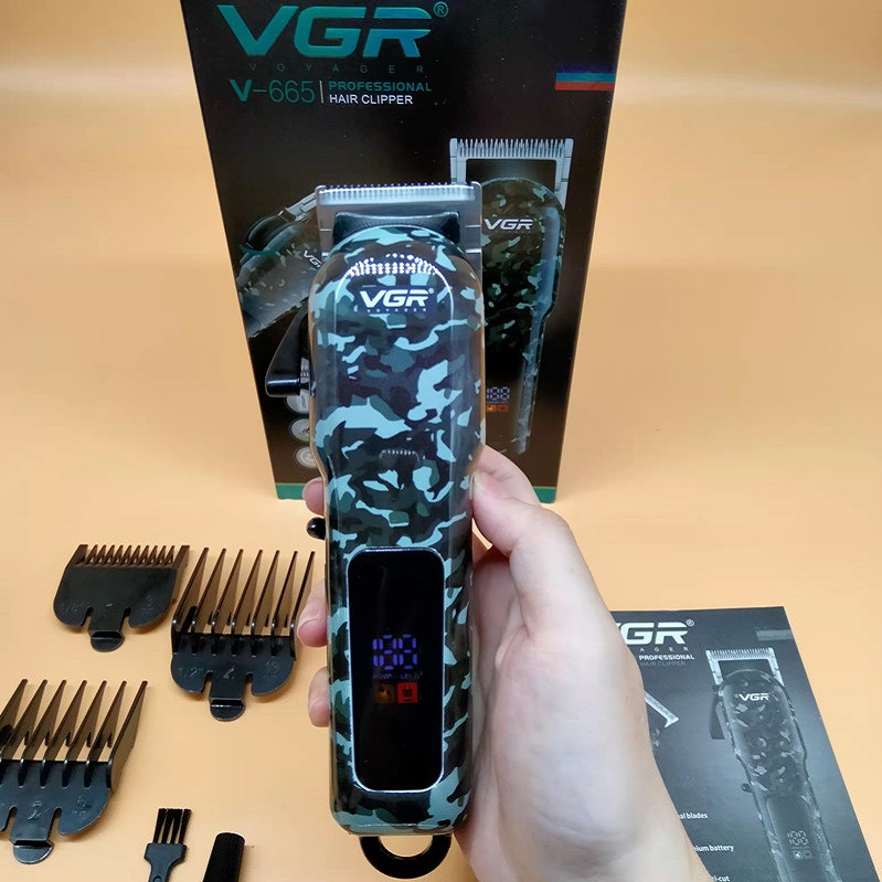 خرید و قیمت ماشین اصلاح موی سر و صورت وی جی ار مدل V-665
