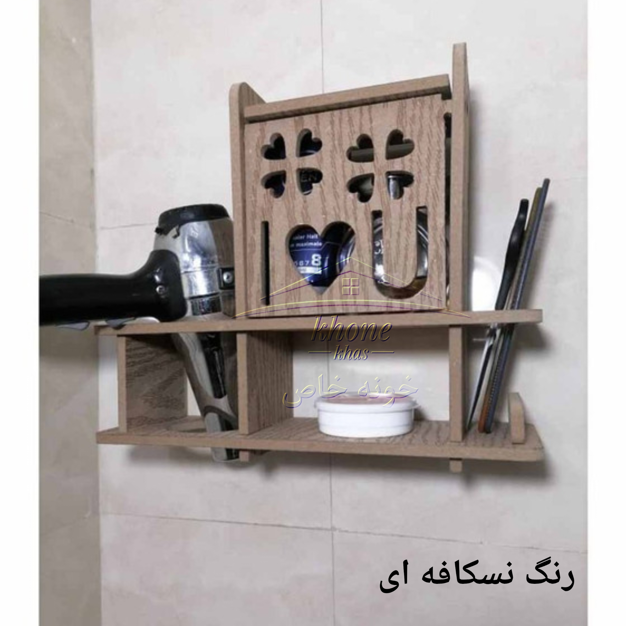 شلف دیواری خونه خاص مدل جاسشوار طرح باکس دار