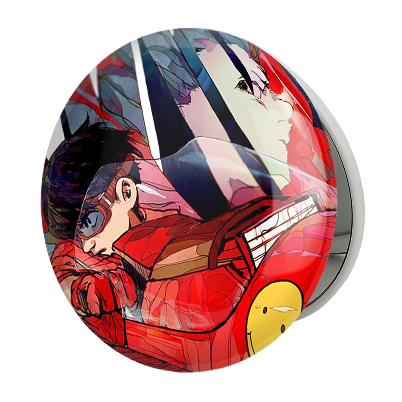 آینه جیبی خندالو طرح کاندا و شیما انیمه آکیرا مدل تاشو کد 33347