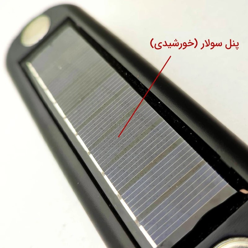 چراغ قوه اضطراری مدل پلیسی خورشیدی با نور مهتابی