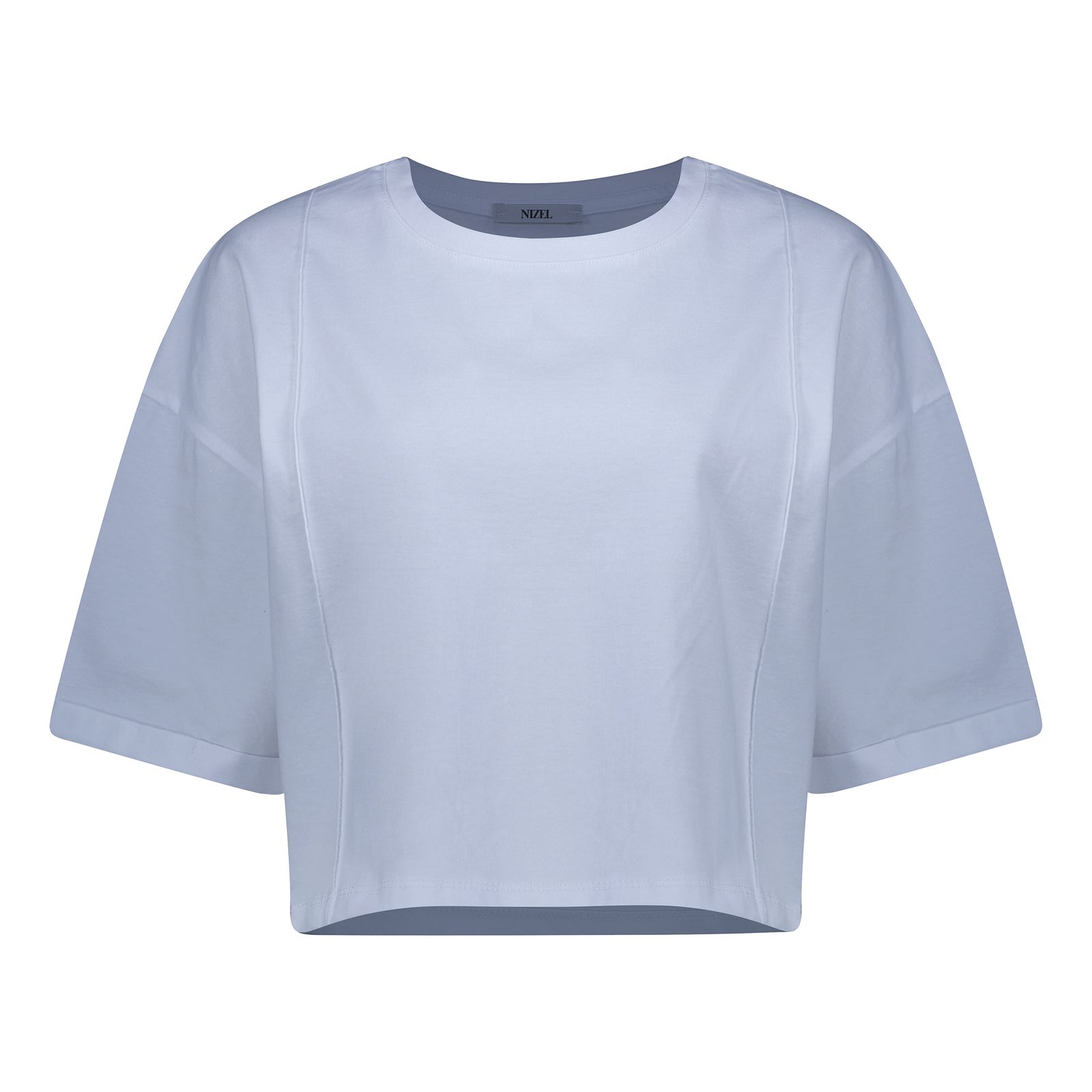 تی شرت آستین کوتاه زنانه نیزل مدل 0693-077 رنگ آبی -  - 1