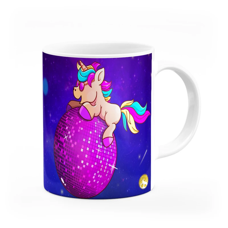 ماگ هومرو طرح یونیکورن اسب تک شاخ مدل MG9581