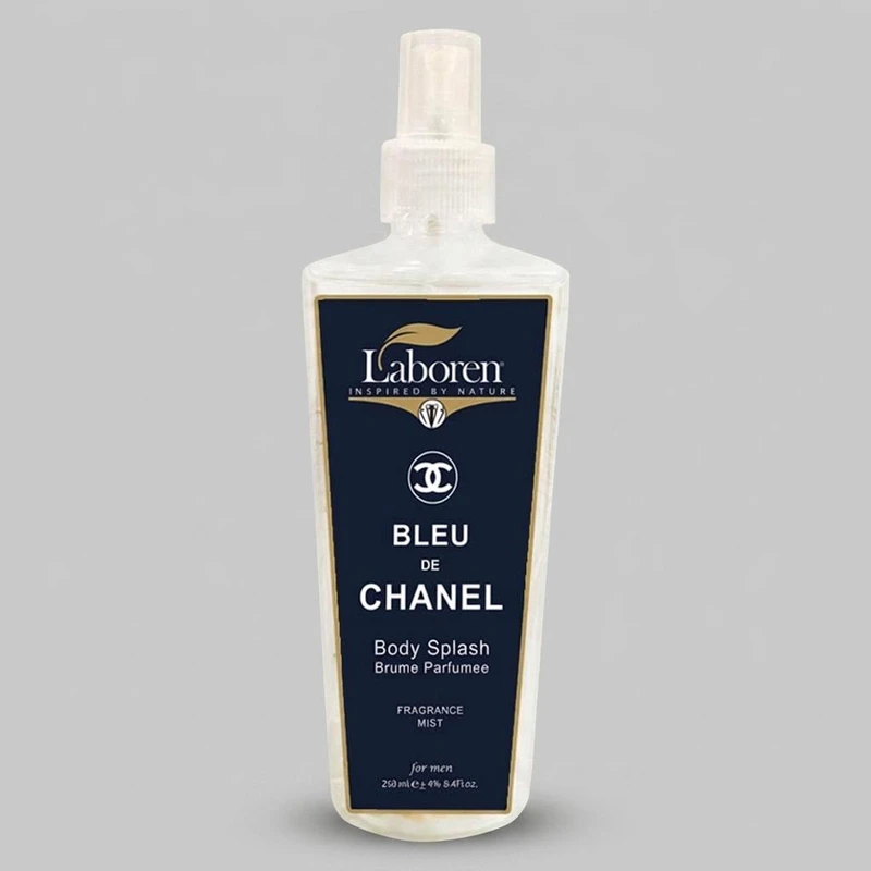 بادی اسپلش بلو شنل لابورن مدل Blue Chanel حجم 250 میلی لیتر