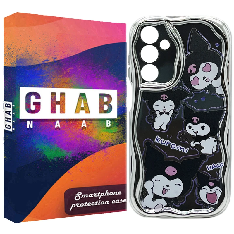 کاور قاب ناب مدل سولید طرح کرومی مناسب برای گوشی موبایل سامسونگ Galaxy A55 / A35