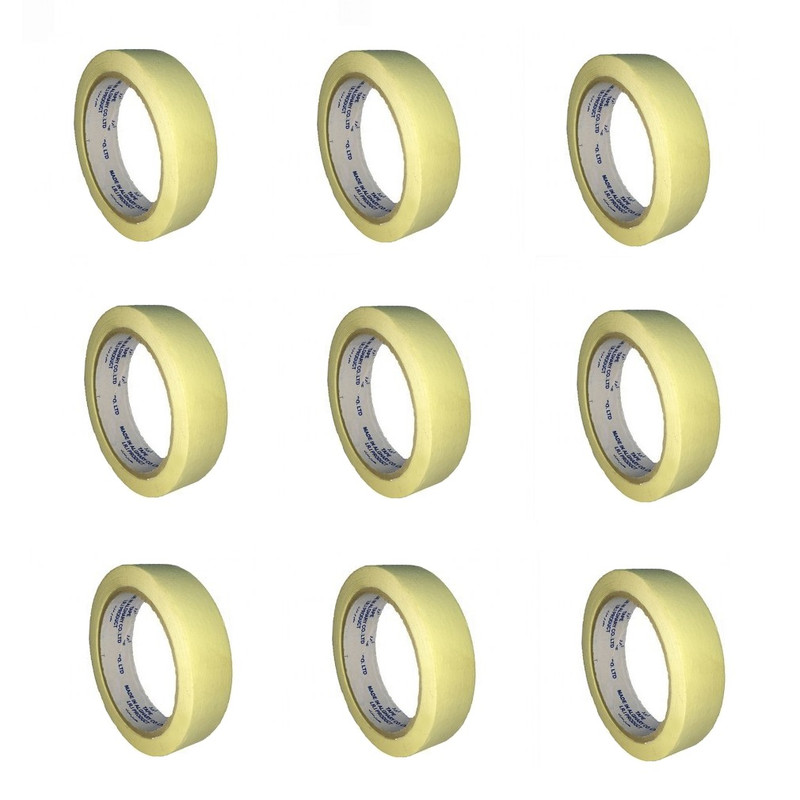 چسب کاغذی آبرو مدل A-25 عرض 2.5 سانتی متر بسته 9 عددی