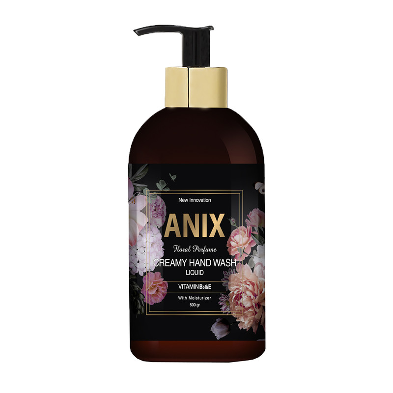 مایع دستشویی کرمی آنیکس مدل flower حجم 500 میلی لیتر