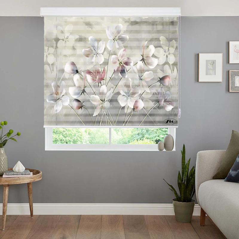 پرده زبرا زیو مدل 3D-1098 سایز 200x200 سانتی متر