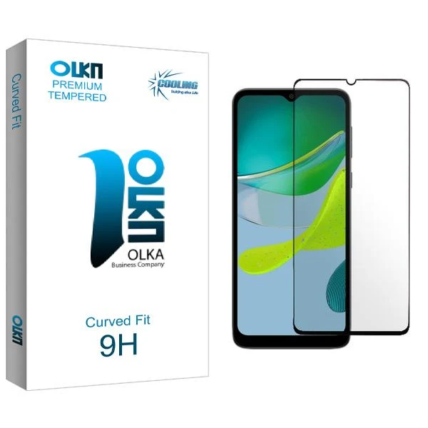محافظ صفحه نمایش شیشه ای کولینگ مدل Olka مناسب برای گوشی موبایل موتورولا Moto E13