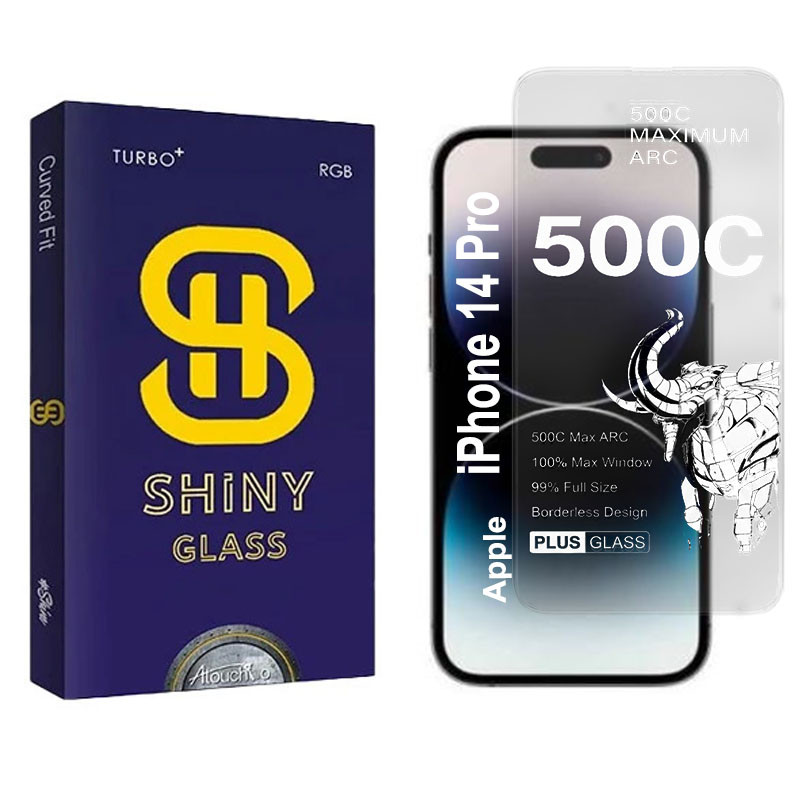 محافظ صفحه نمایش شیشه ای آتوچبو مدل 500C-AT مناسب برای گوشی موبایل اپل iPhone 14 Pro