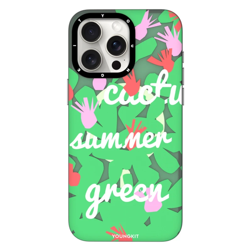 کاور یانگ کیت مدل Summer green fruit مناسب برای گوشی موبایل اپل iphone 15 promax
