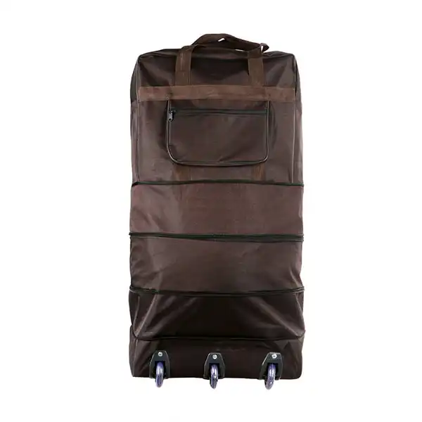 ساک سفری چرخ دار مدل ژله ای 4 طبقه