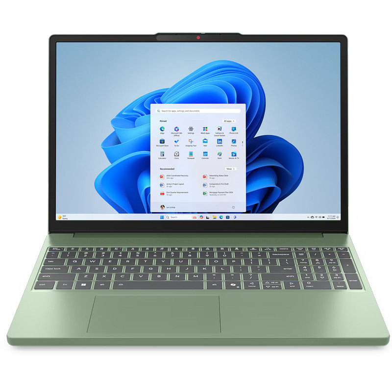 عکس لپ تاپ 15.3 اینچی لنوو مدل IdeaPad Slim 3 15IRH10-i7 13620H-8GB DDR5 4800MHz-512GB SSD-IPS — زاویه و جزئیات 11