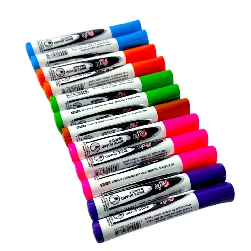 ماژیک وایت برد راین مدل R-105A بسته ۱۲ عددی