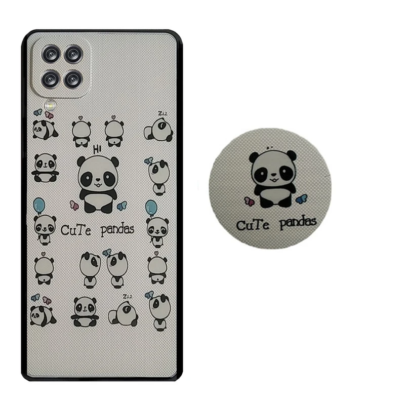 کاور  مدل HB 085 مناسب برای گوشی موبایل سامسونگ Galaxy A12 / M12 به همراه پاپ سوکت