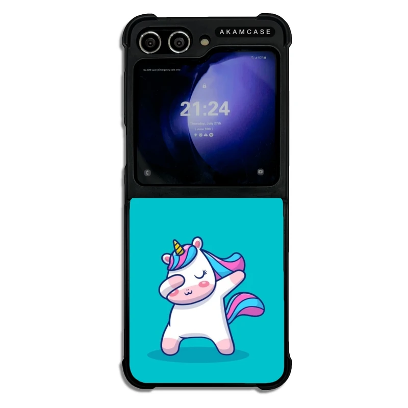 کاور آکام مدل AMCWSGZFLIP5-UNICORN6 مناسب برای گوشی موبایل سامسونگ Galaxy Z Flip 5