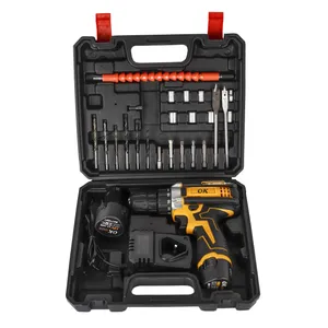 مجموعه 24 عددی دریل پیچ گوشتی شارژی اوکی مدل POWER_TOOLS