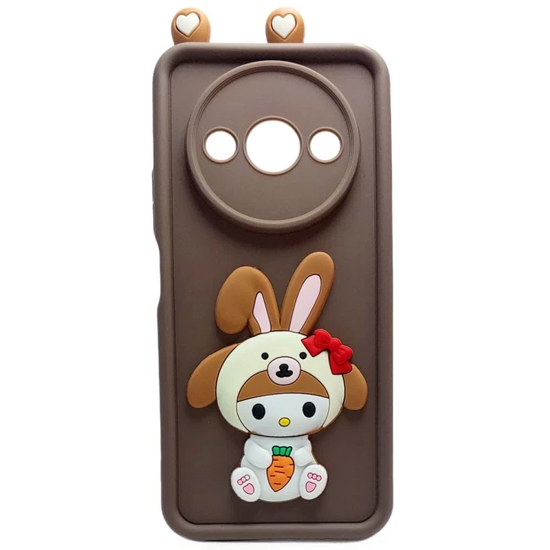 کاور قاب آوش طرح عروسکی مدل دخترانه 3 مناسب برای گوشی موبایل شیائومی REDMI A3/A3X