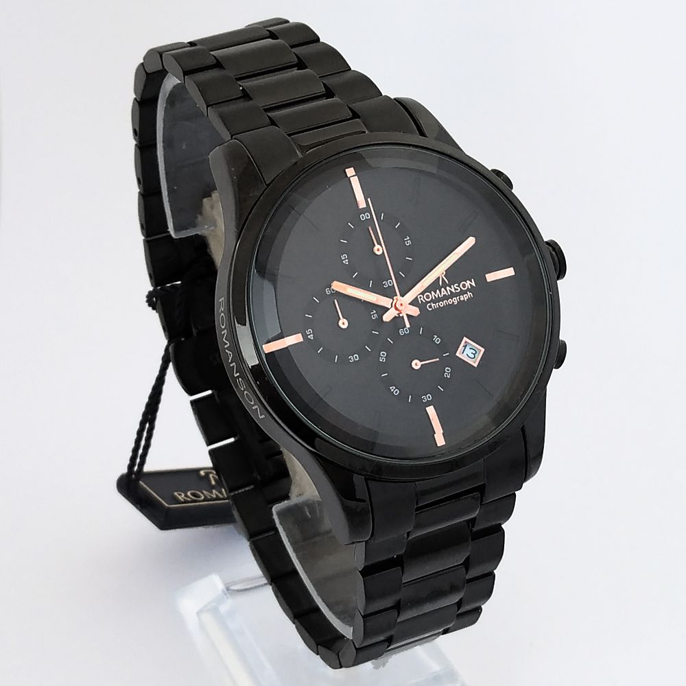 ساعت مچی عقربه‌ای مردانه رومانسون مدل بندفلزی سه موتور فعال کد R 750 -  - 3