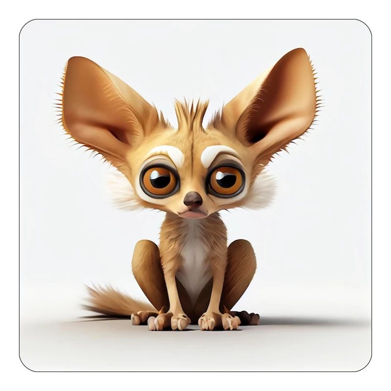 مگنت کاکتی طرح حیوانات کارتونی مدل mp27445