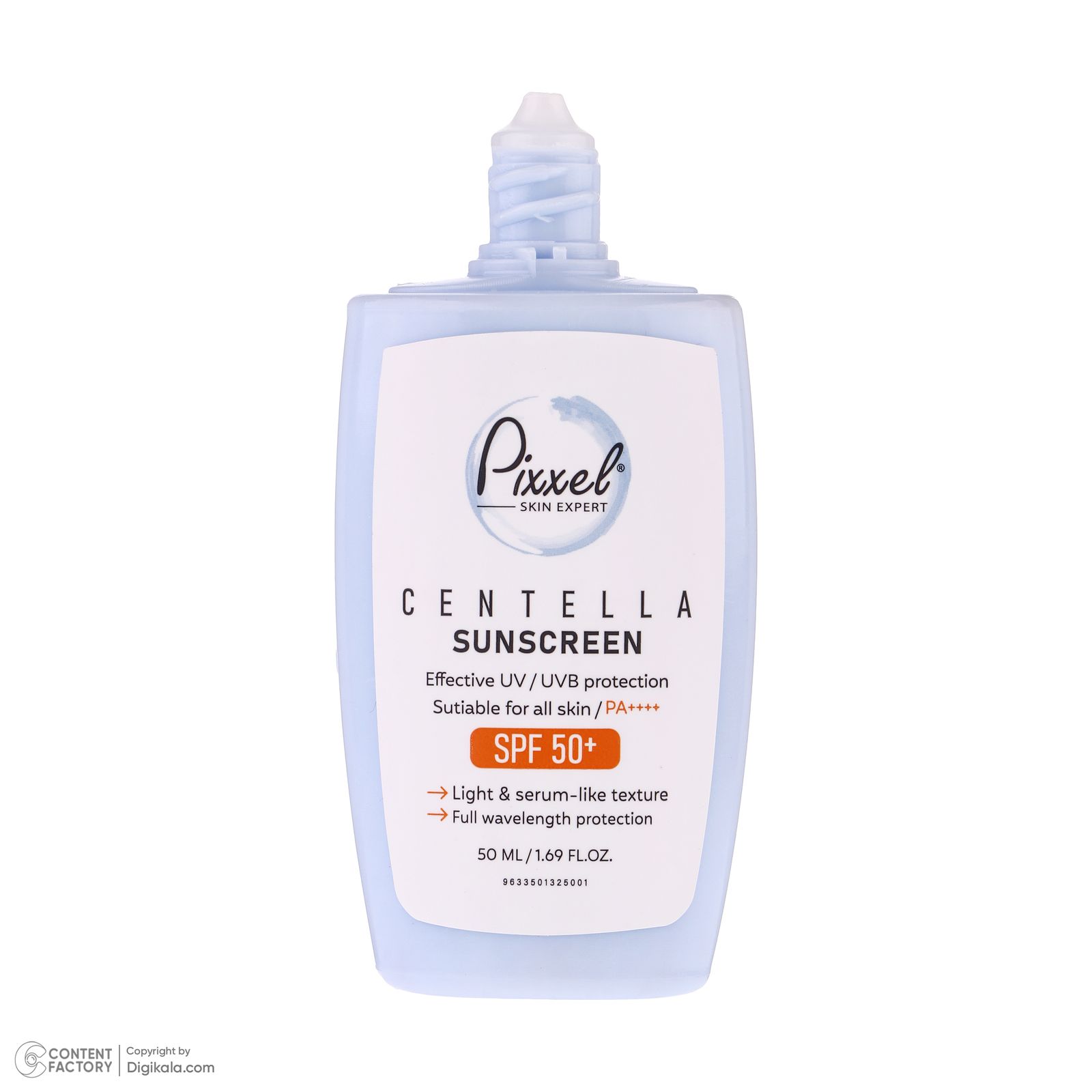 کرم ضد آفتاب بیرنگ پیکسل SPF 50 مدل Centella محافظ UVA ،UVB، ++++PA مناسب برای انواع پوست حجم 50 میلیلیتر -  - 3