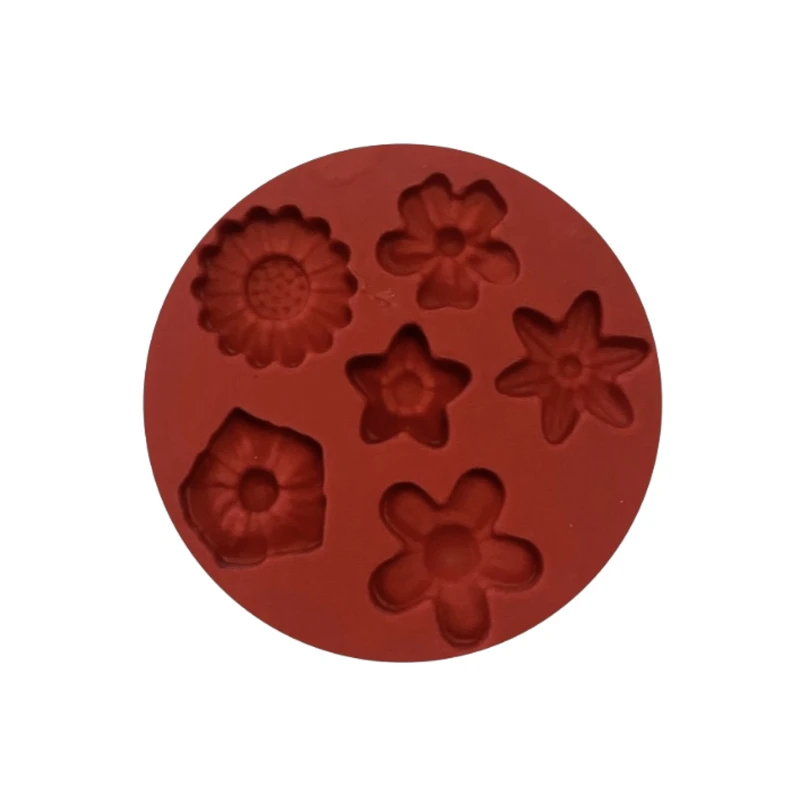 قالب شکلات مدل مالد فوندانت طرح مولد گل کد M6