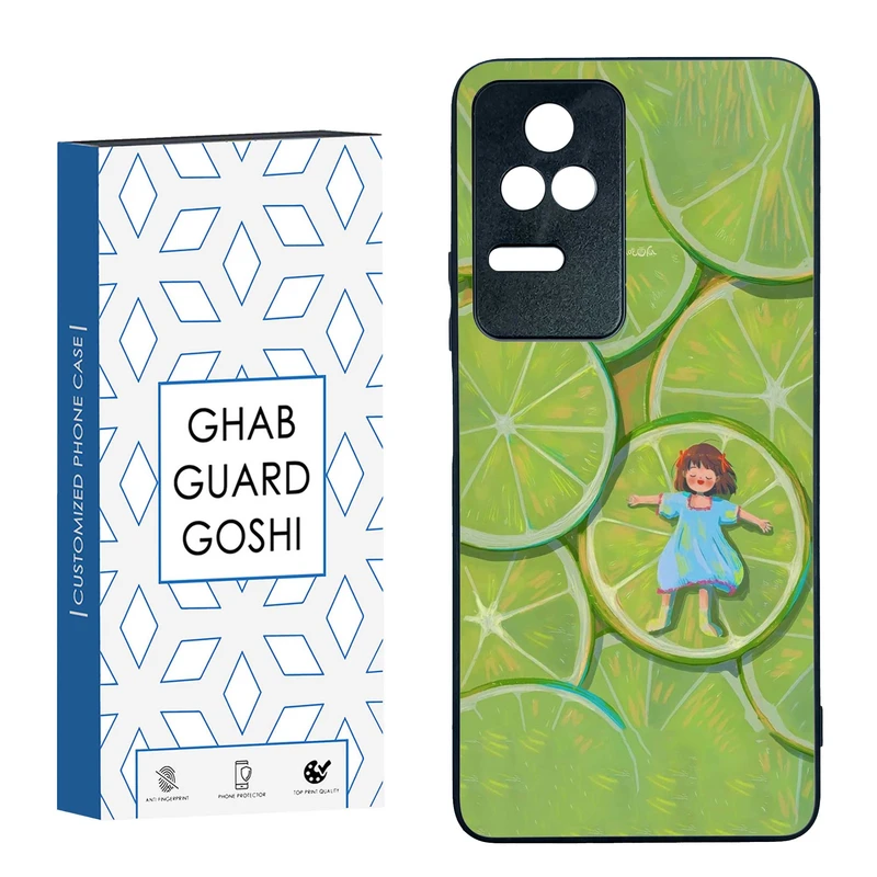 کاور قاب گارد گوشی طرح دختر لیمویی کد TPU-258 مناسب برای گوشی موبایل شیائومی  Redmi K40S / Poco F4 5G