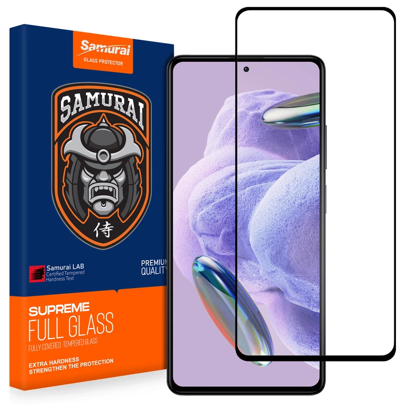 محافظ صفحه نمایش شیشه ای سامورایی مدل ovglass مناسب برای گوشی موبایل شیائومی Note 12 Pro Plus 